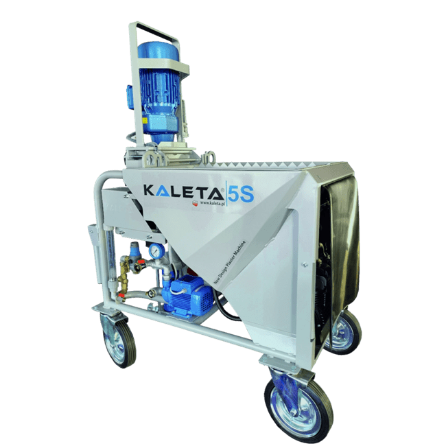 Штукатурная станция Kaleta 4S вид сзади комплектация